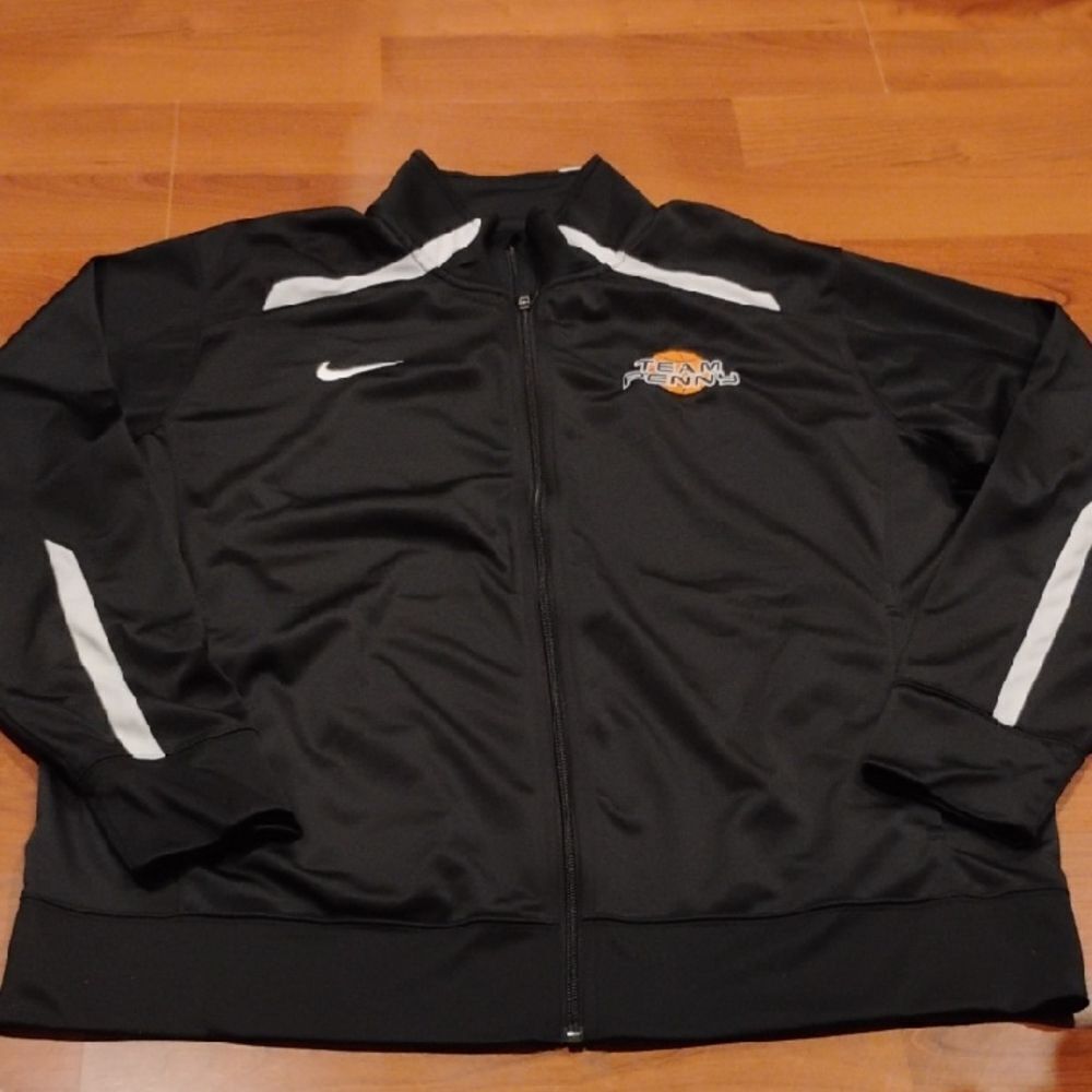Nike Black and White Windbreaker Jacket
